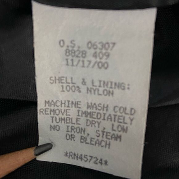 Y2K Licensed Goodyear NASCAR Racing Windbreaker Nylon Jacket Embroidered Logo XL - Picture 5 of 14